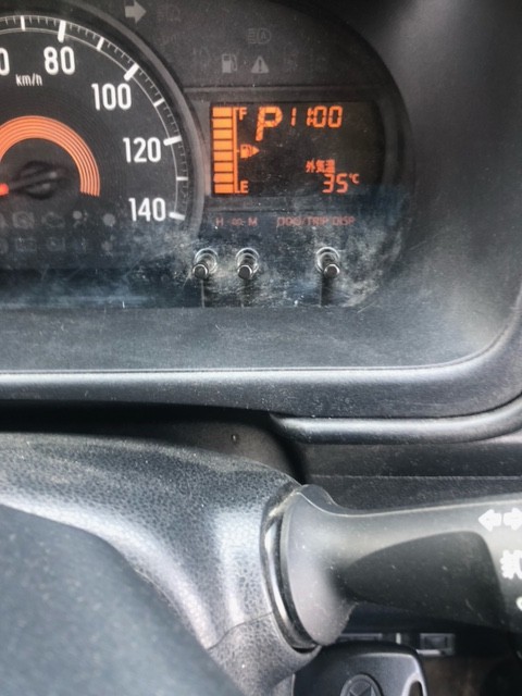 外気温35°！！