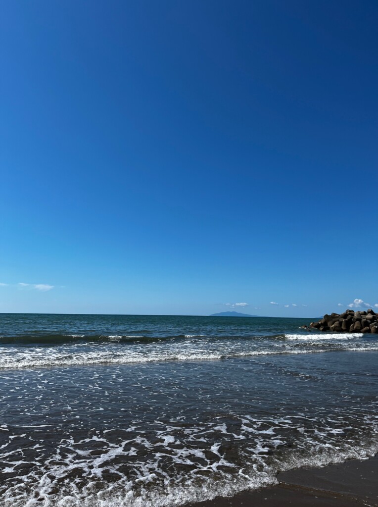 青い海！青空！
キャンプを楽しみました！！