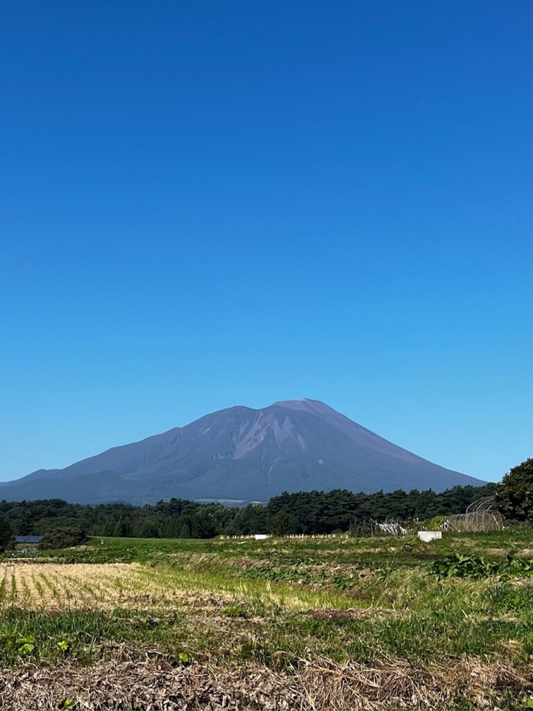 滝沢市の現場です！岩手山が素晴らしく綺麗で！絶景です！
