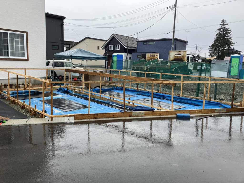 コンクリート打設前に万全の準備をして、臨みます！