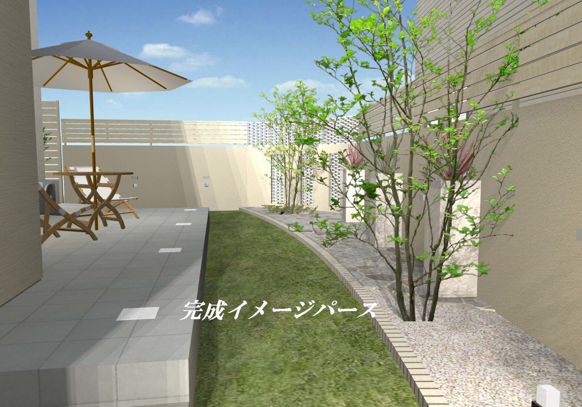 完成イメージパース CADパース 完成イメージパース
